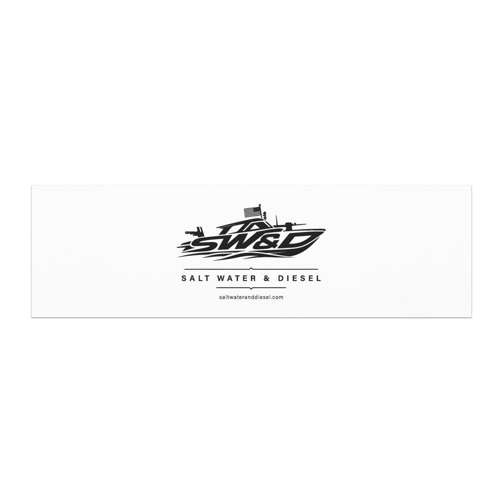 Saltwater & Diesel car magnet