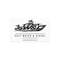 Saltwater & Diesel car magnet