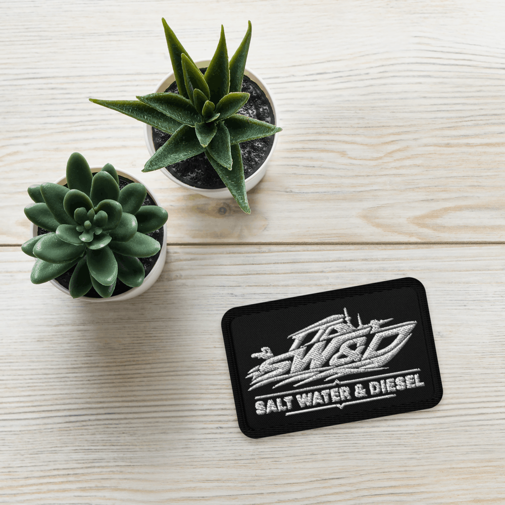 Saltwater & Diesel embroidered patches