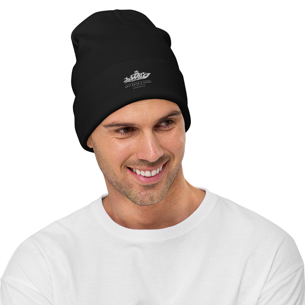 Saltwater & Diesel embroidered beanie