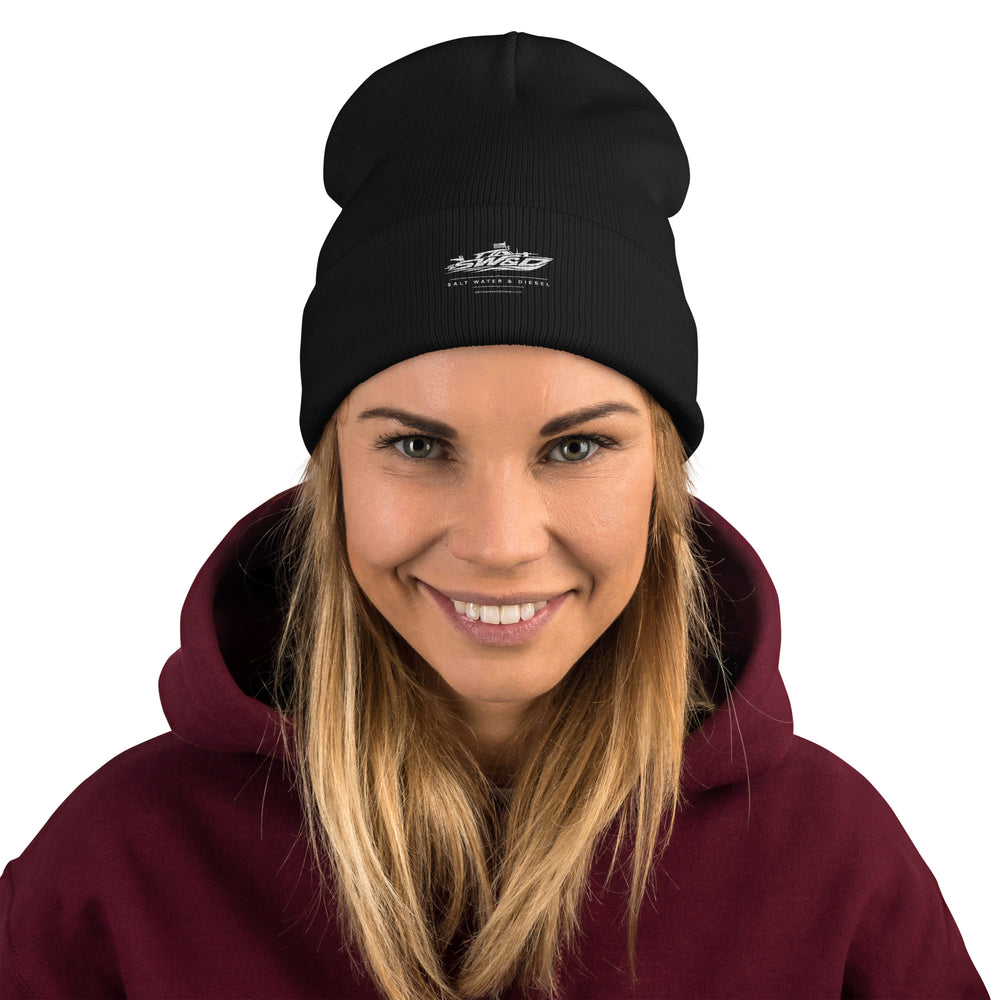 Saltwater & Diesel embroidered beanie