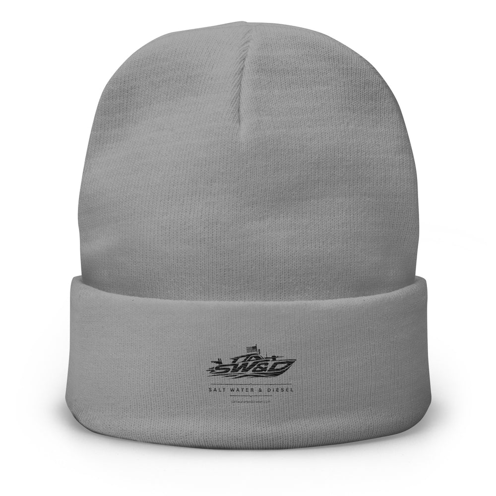Saltwater & Diesel embroidered beanie