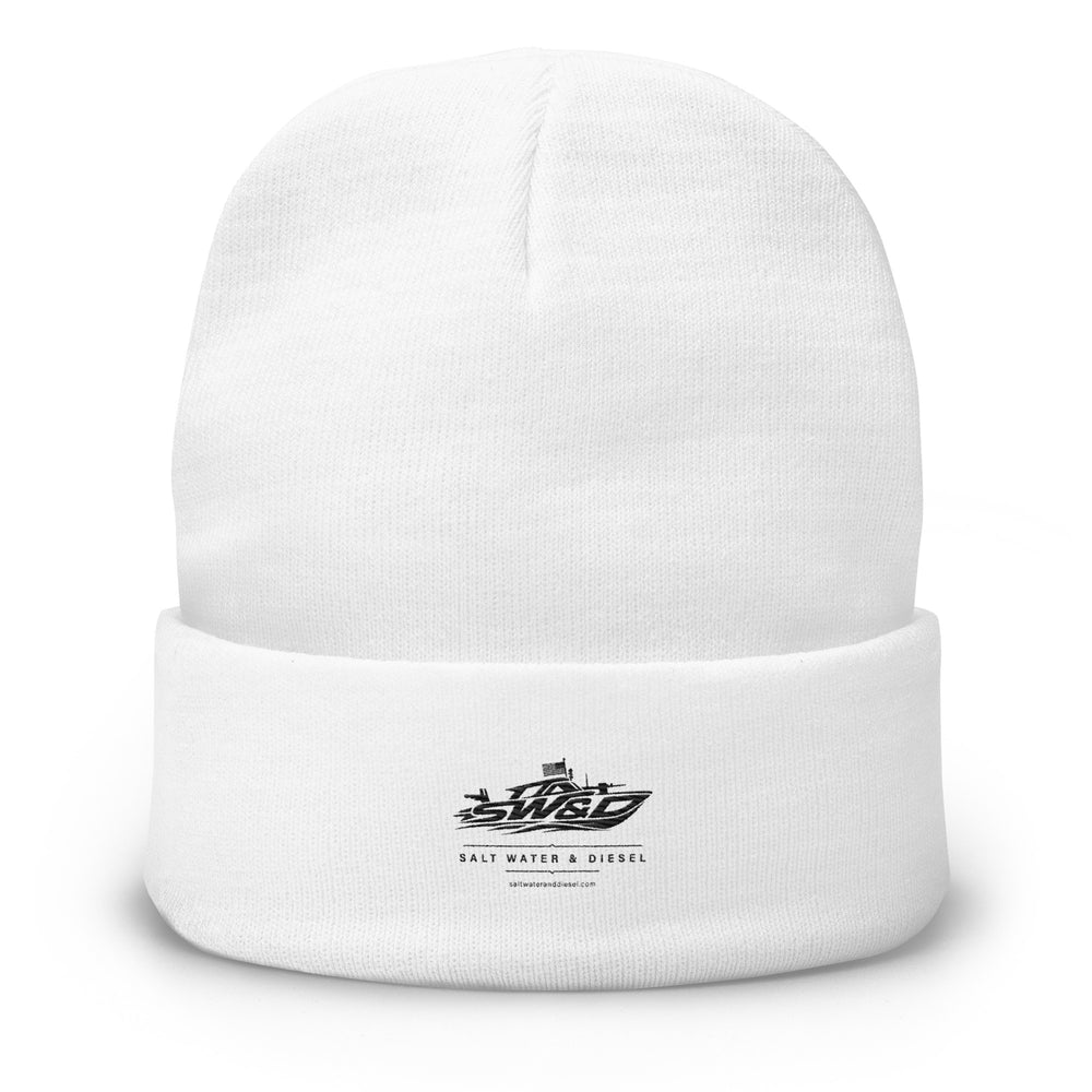 Saltwater & Diesel embroidered beanie