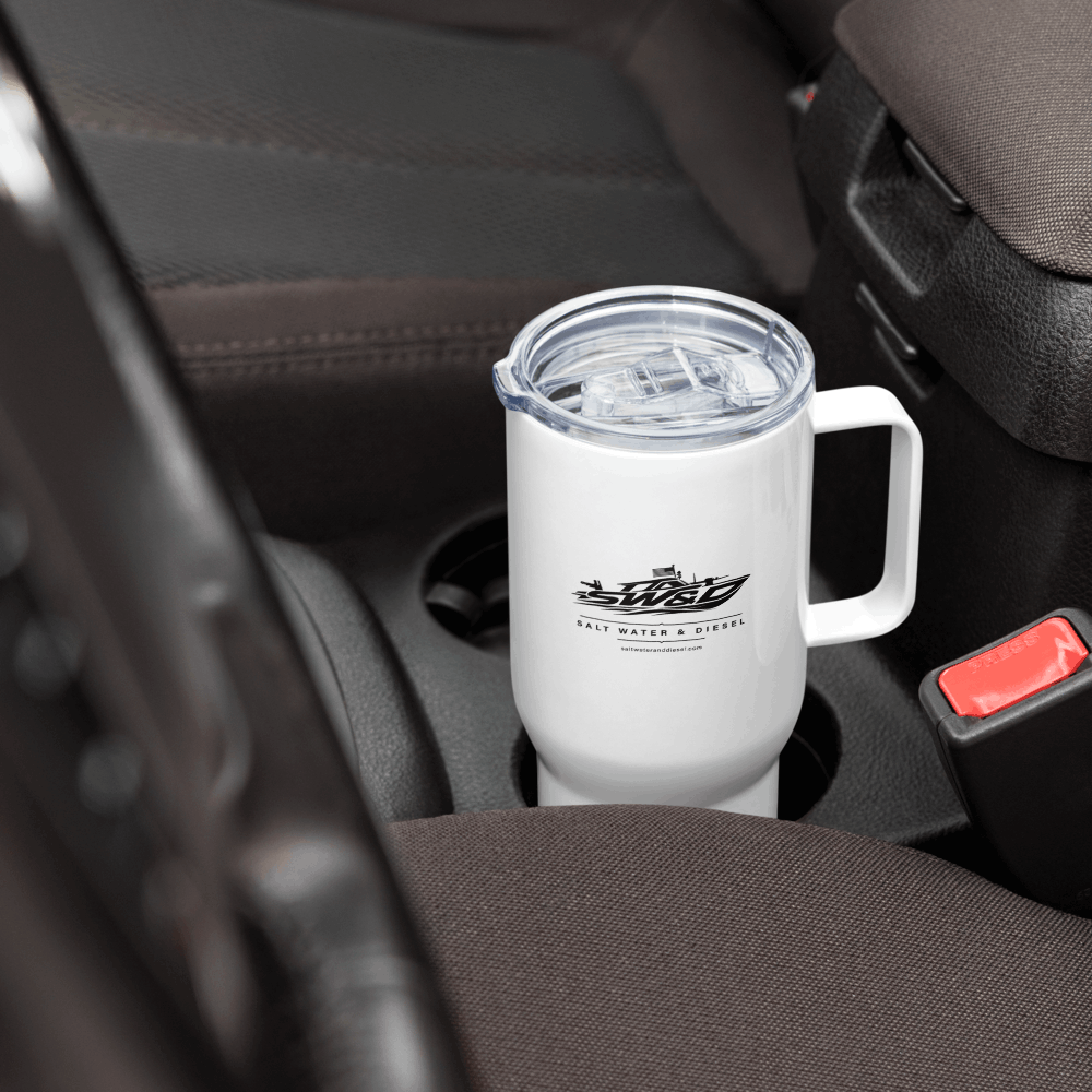Saltwater & Diesel travel mug