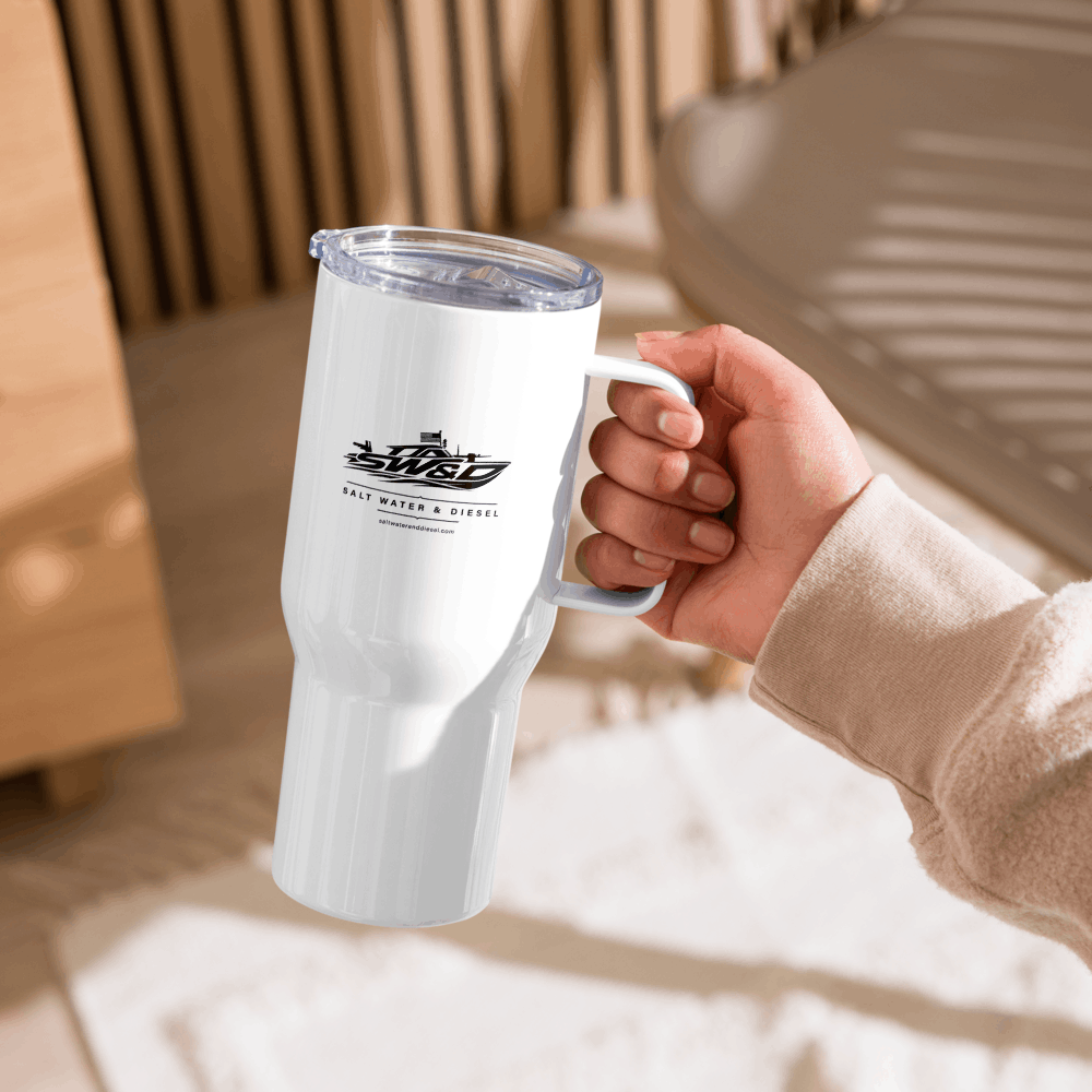 Saltwater & Diesel travel mug