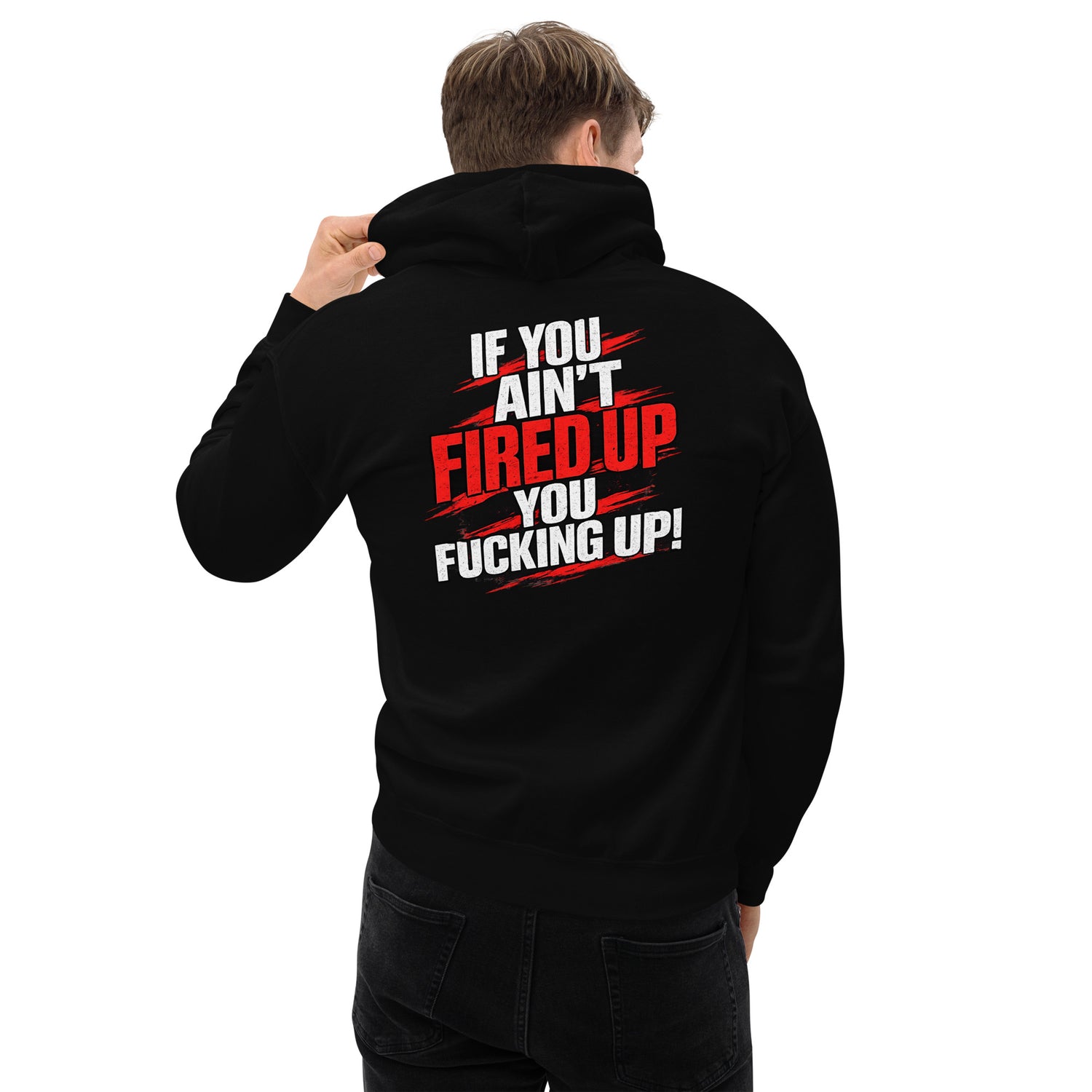 Fired Up graphic hoodie by Saltwater & Diesel