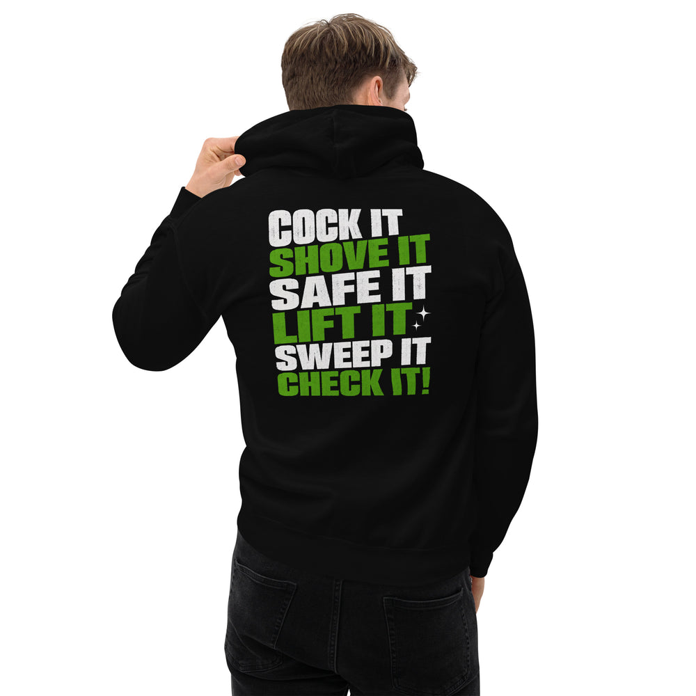 Cock It graphic hoodie by Saltwater & Diesel