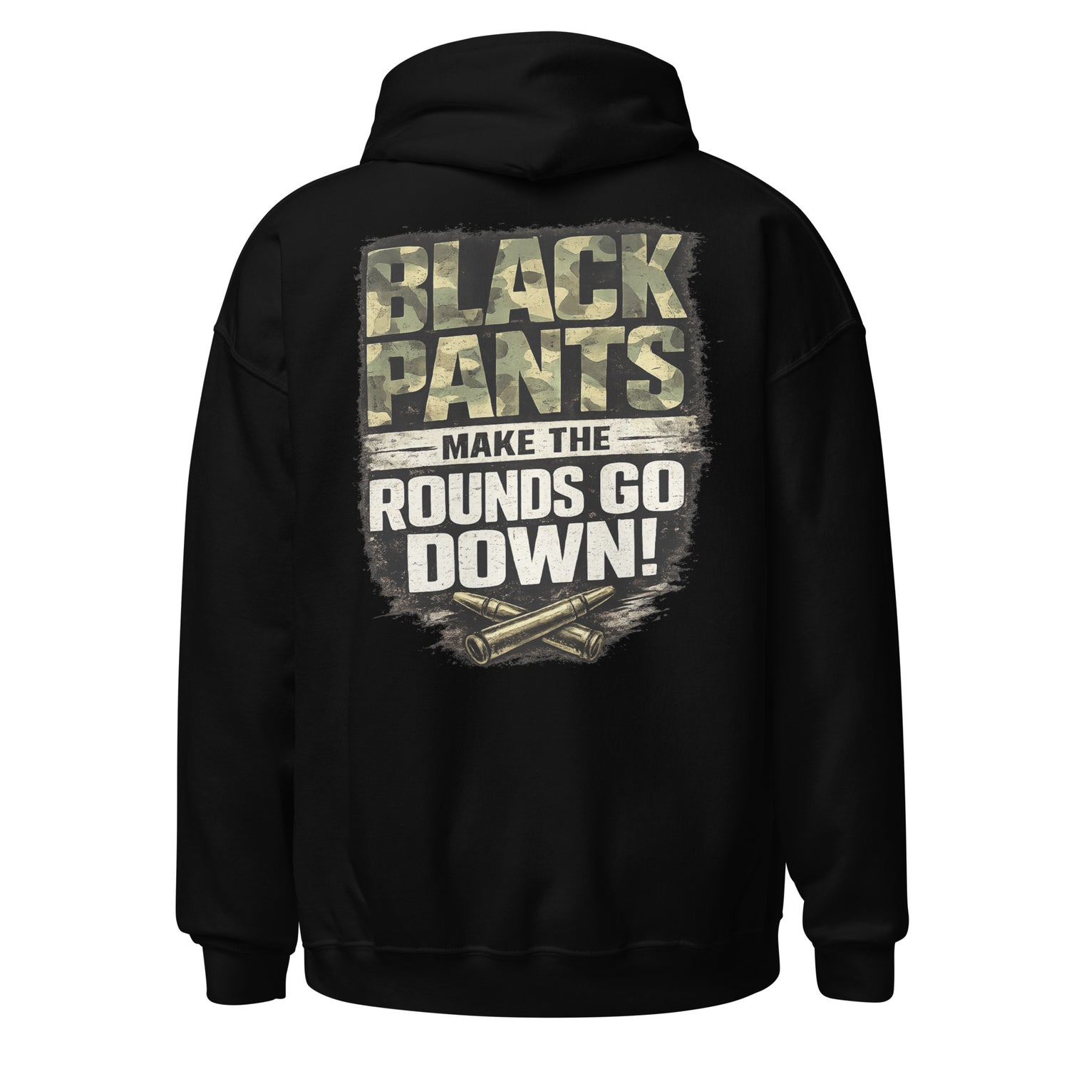Black Pants graphic hoodie by Saltwater & Diesel