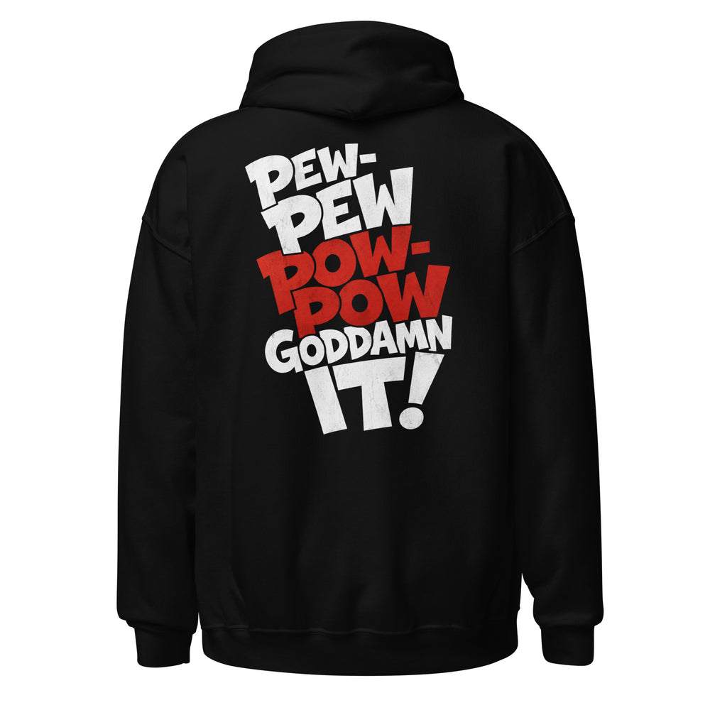 PEW-PEW graphic hoodie by Saltwater & Diesel