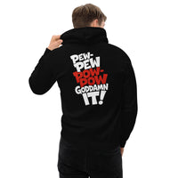 PEW-PEW graphic hoodie by Saltwater & Diesel