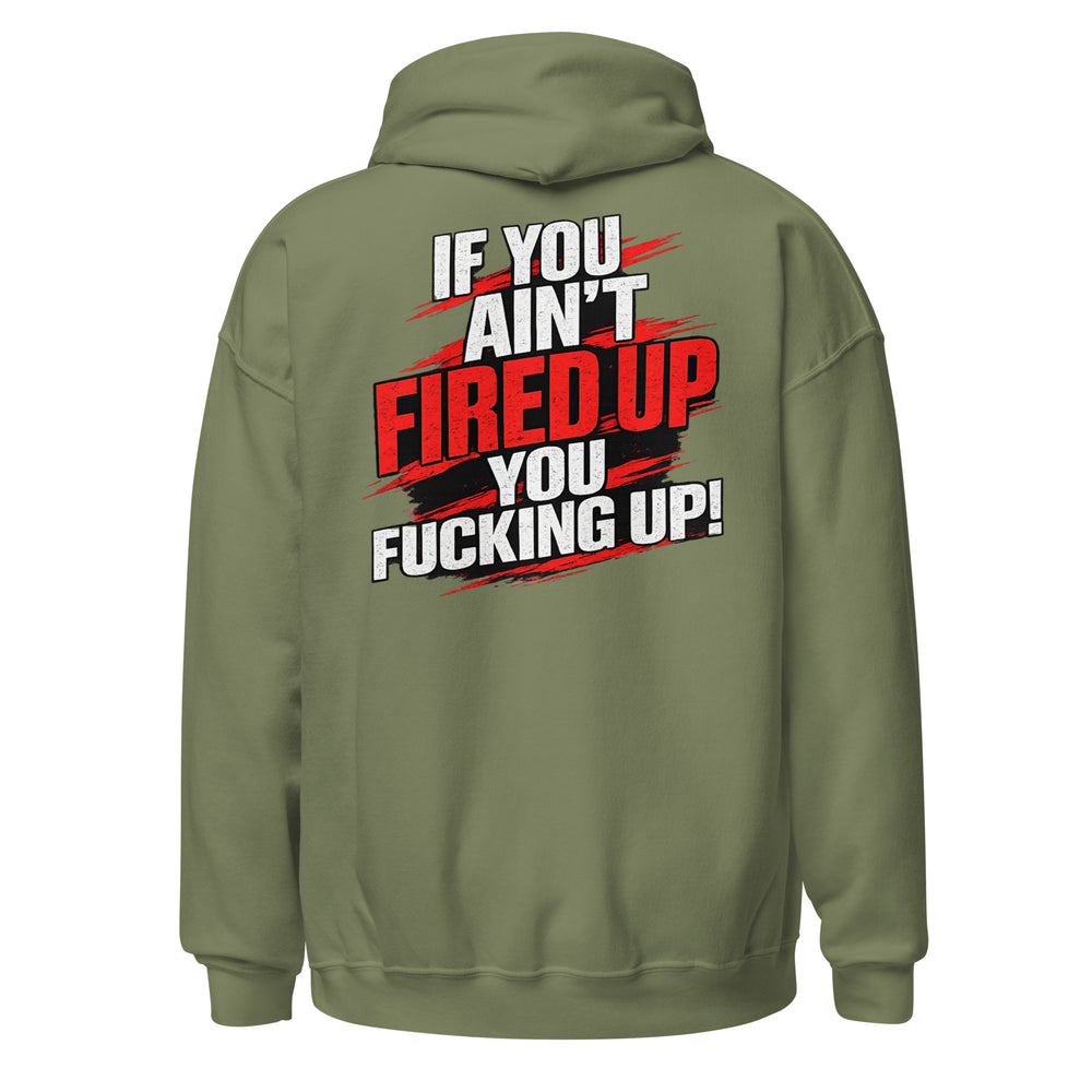 Fired Up graphic hoodie by Saltwater & Diesel