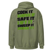 Cock It graphic hoodie by Saltwater & Diesel