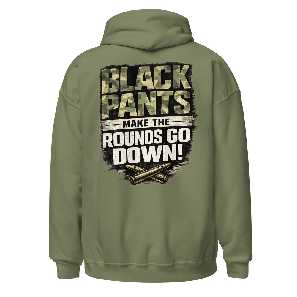 Black Pants graphic hoodie by Saltwater & Diesel