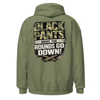 Black Pants graphic hoodie by Saltwater & Diesel