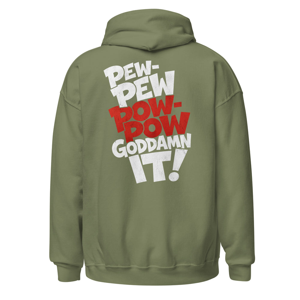 PEW-PEW graphic hoodie by Saltwater & Diesel