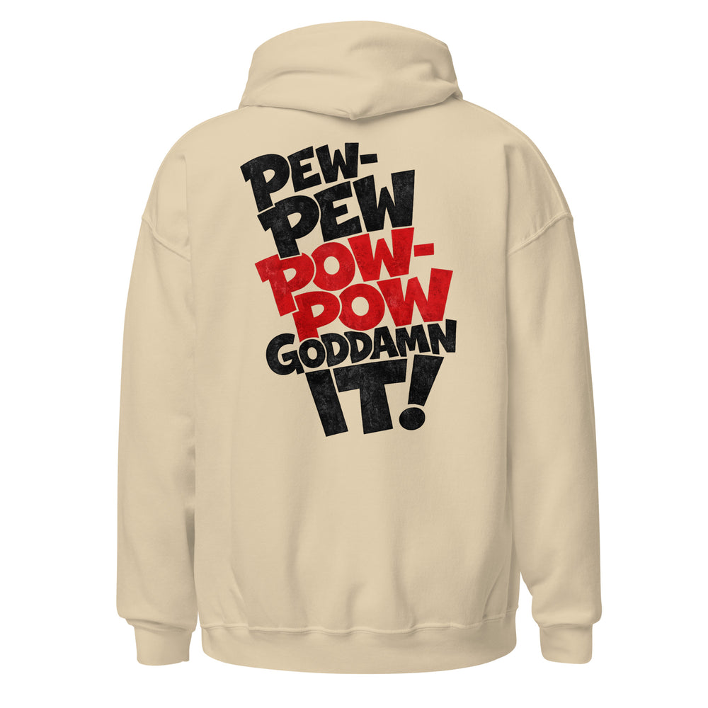 PEW-PEW graphic hoodie by Saltwater & Diesel