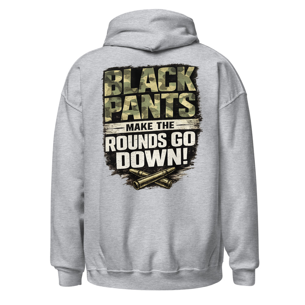 Black Pants graphic hoodie by Saltwater & Diesel