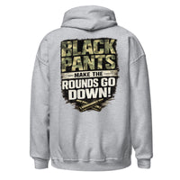 Black Pants graphic hoodie by Saltwater & Diesel