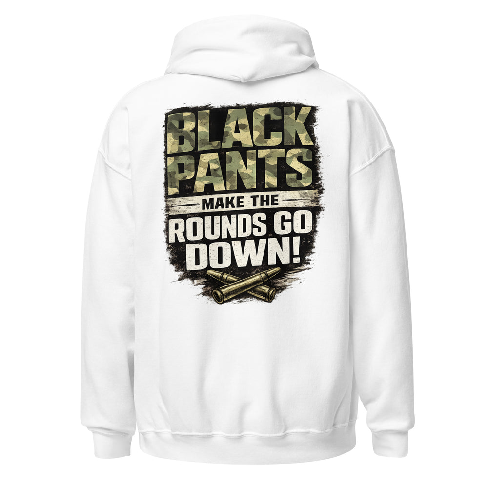 Black Pants graphic hoodie by Saltwater & Diesel