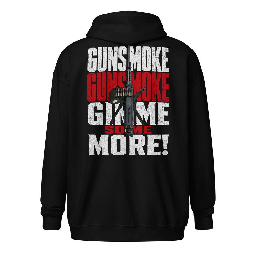 Gunsmoke graphic zip hoodie by Saltwater & Diesel