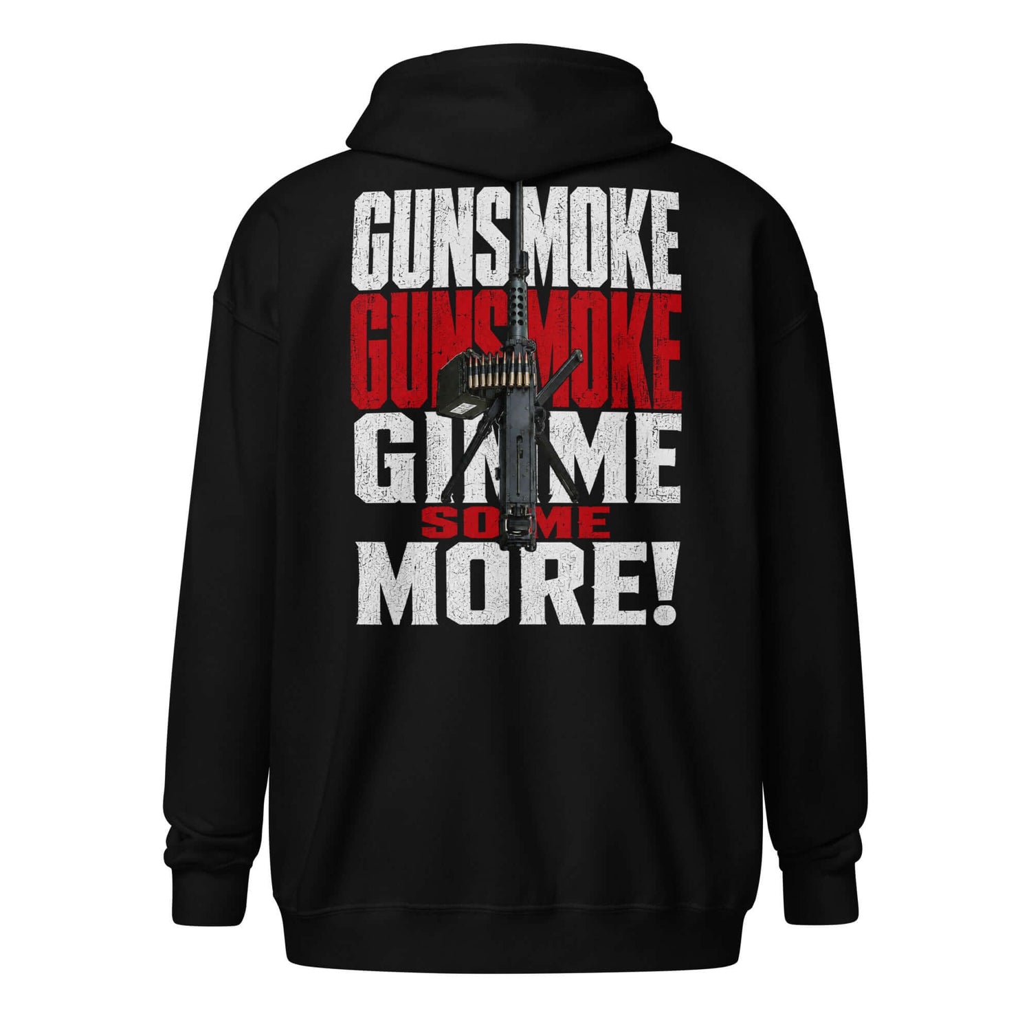 Gunsmoke graphic zip hoodie by Saltwater & Diesel