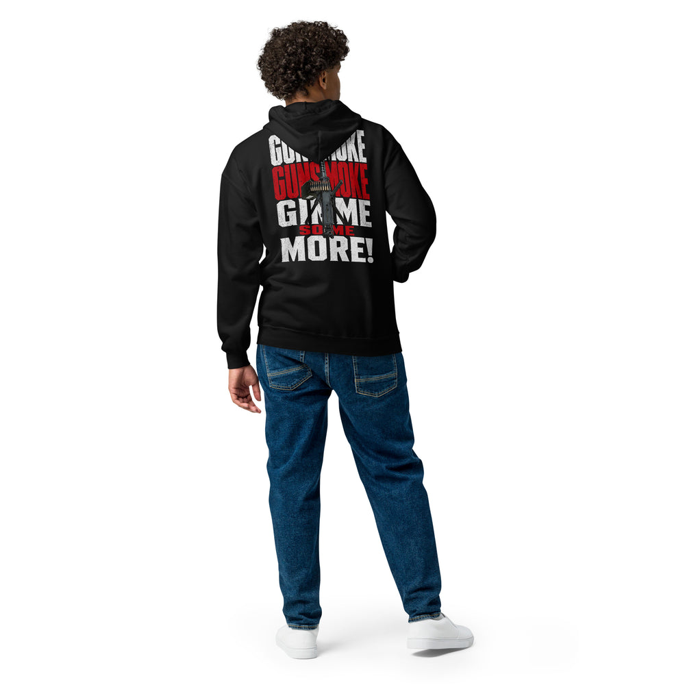 Gunsmoke graphic zip hoodie by Saltwater & Diesel