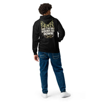 Black Pants graphic zip hoodie by Saltwater & Diesel