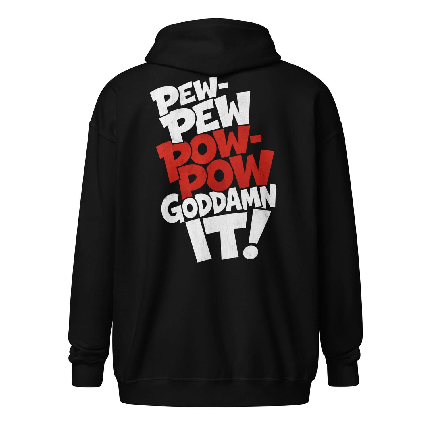 PEW-PEW graphic zip hoodie by Saltwater & Diesel