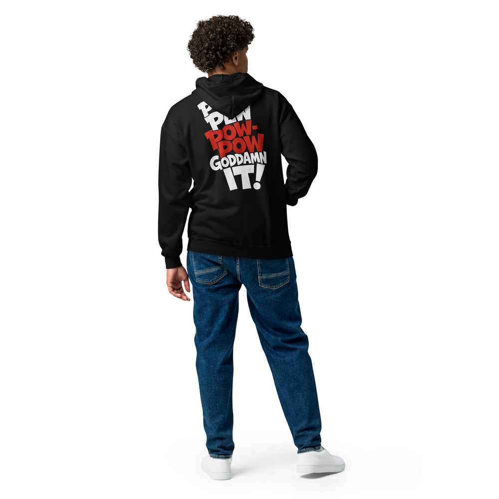 PEW-PEW graphic zip hoodie by Saltwater & Diesel