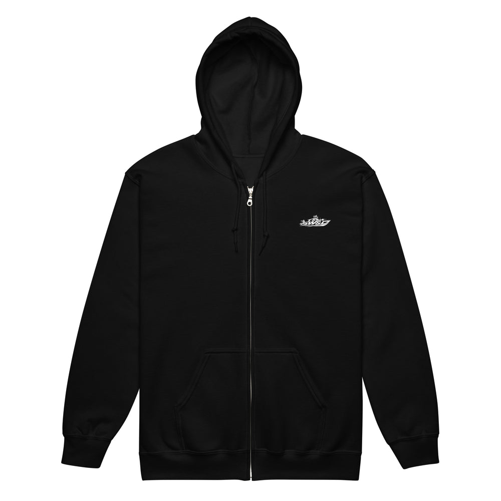13 Days On The Range graphic zip hoodie by Saltwater & Diesel