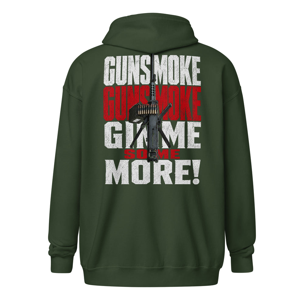 Gunsmoke graphic zip hoodie by Saltwater & Diesel
