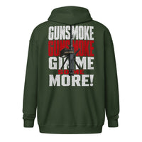 Gunsmoke graphic zip hoodie by Saltwater & Diesel