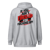 Fired Up graphic zip hoodie by Saltwater & Diesel