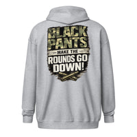 Black Pants graphic zip hoodie by Saltwater & Diesel