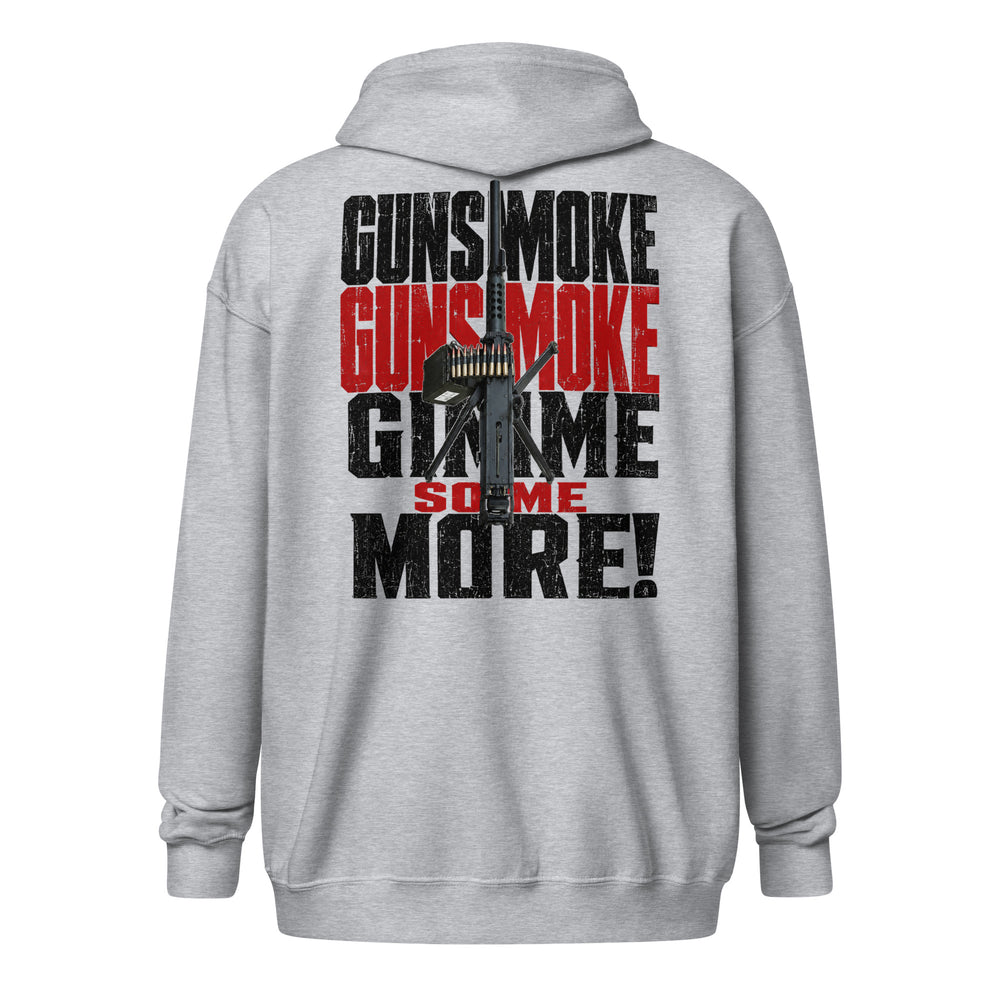 Gunsmoke graphic zip hoodie by Saltwater & Diesel