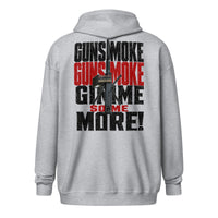 Gunsmoke graphic zip hoodie by Saltwater & Diesel