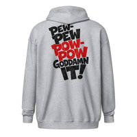 PEW-PEW graphic zip hoodie by Saltwater & Diesel