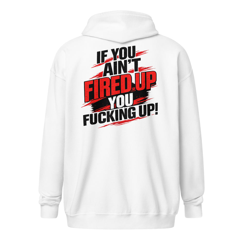 Fired Up graphic zip hoodie by Saltwater & Diesel