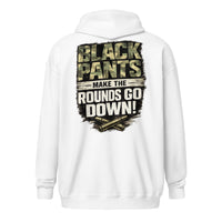 Black Pants graphic zip hoodie by Saltwater & Diesel