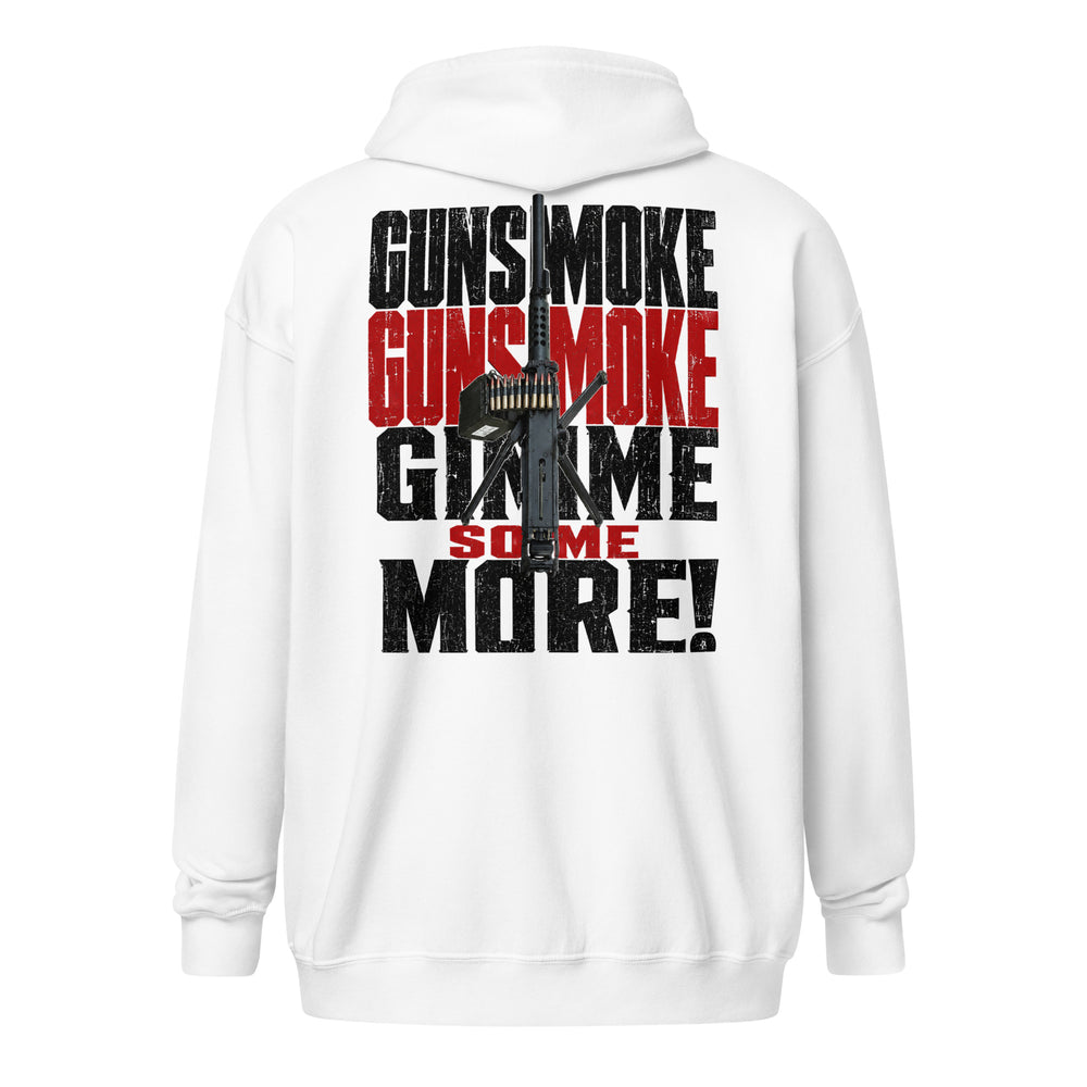Gunsmoke graphic zip hoodie by Saltwater & Diesel