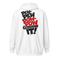 PEW-PEW graphic zip hoodie by Saltwater & Diesel