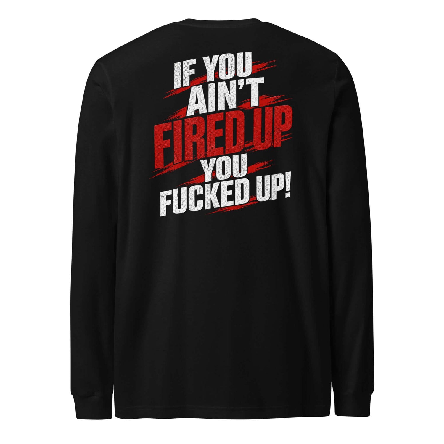 Fired Up graphic long sleeve t-shirt by Saltwater & Diesel