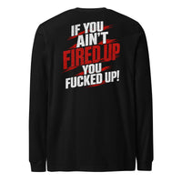 Fired Up graphic long sleeve t-shirt by Saltwater & Diesel