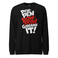PEW-PEW graphic long sleeve t-shirt by Saltwater & Diesel