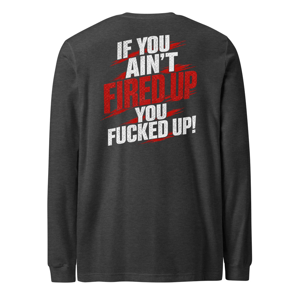 Fired Up graphic long sleeve t-shirt by Saltwater & Diesel