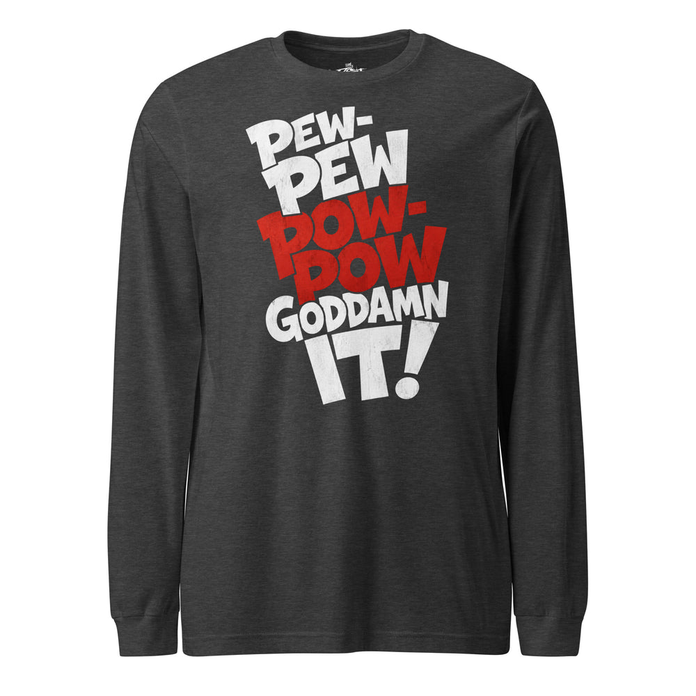 PEW-PEW graphic long sleeve t-shirt by Saltwater & Diesel