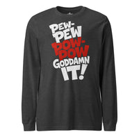 PEW-PEW graphic long sleeve t-shirt by Saltwater & Diesel