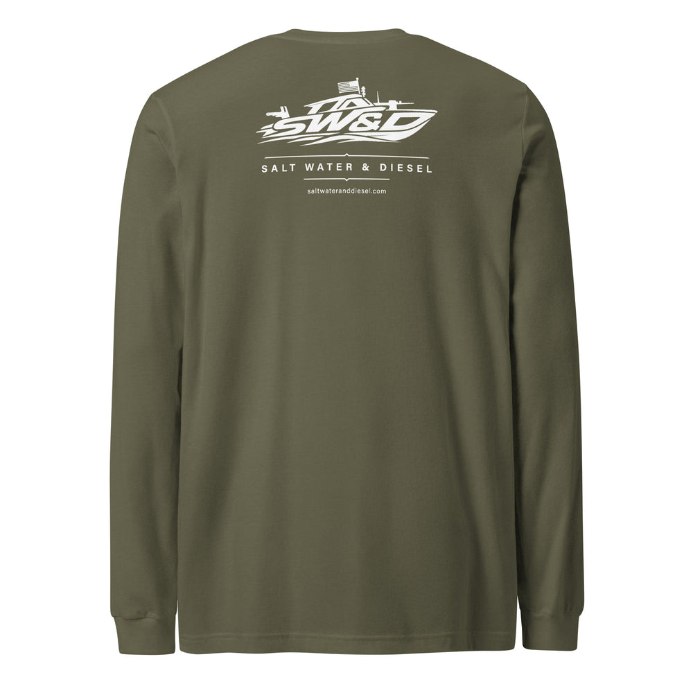 Saltwater & Diesel long sleeve graphic t-shirt