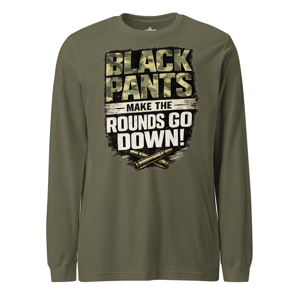 Black Pants graphic long sleeve t-shirt by Saltwater & Diesel