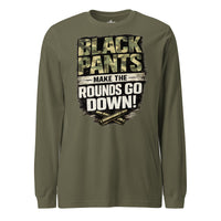Black Pants graphic long sleeve t-shirt by Saltwater & Diesel
